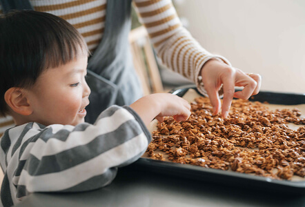 焼きたてをそのままポリポリ食べてもおいしい！